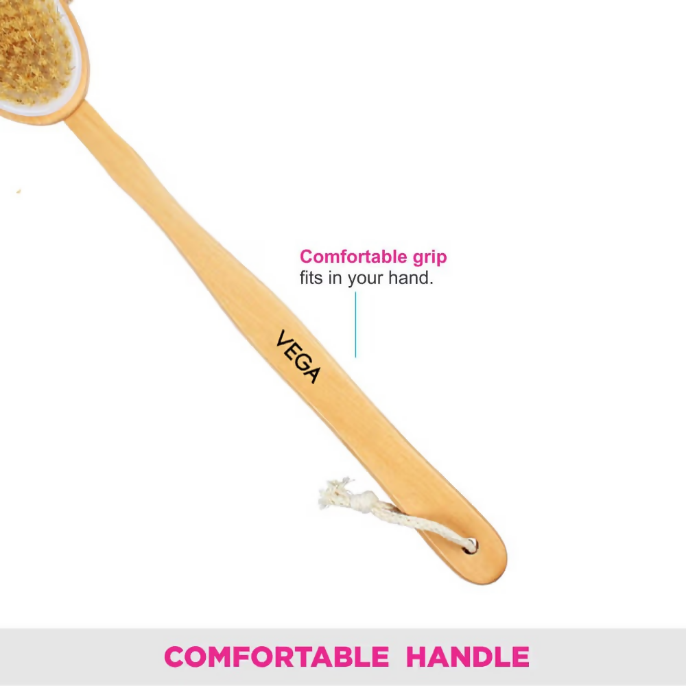 Vega Natural Bristle Bath Brush - Dista