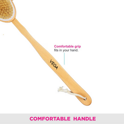 Vega Natural Bristle Bath Brush - Dista