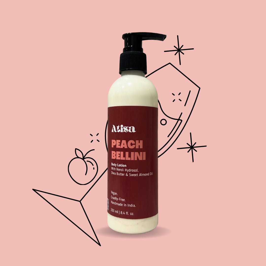 Atisa Peach Bellini Body Lotion - Distacart