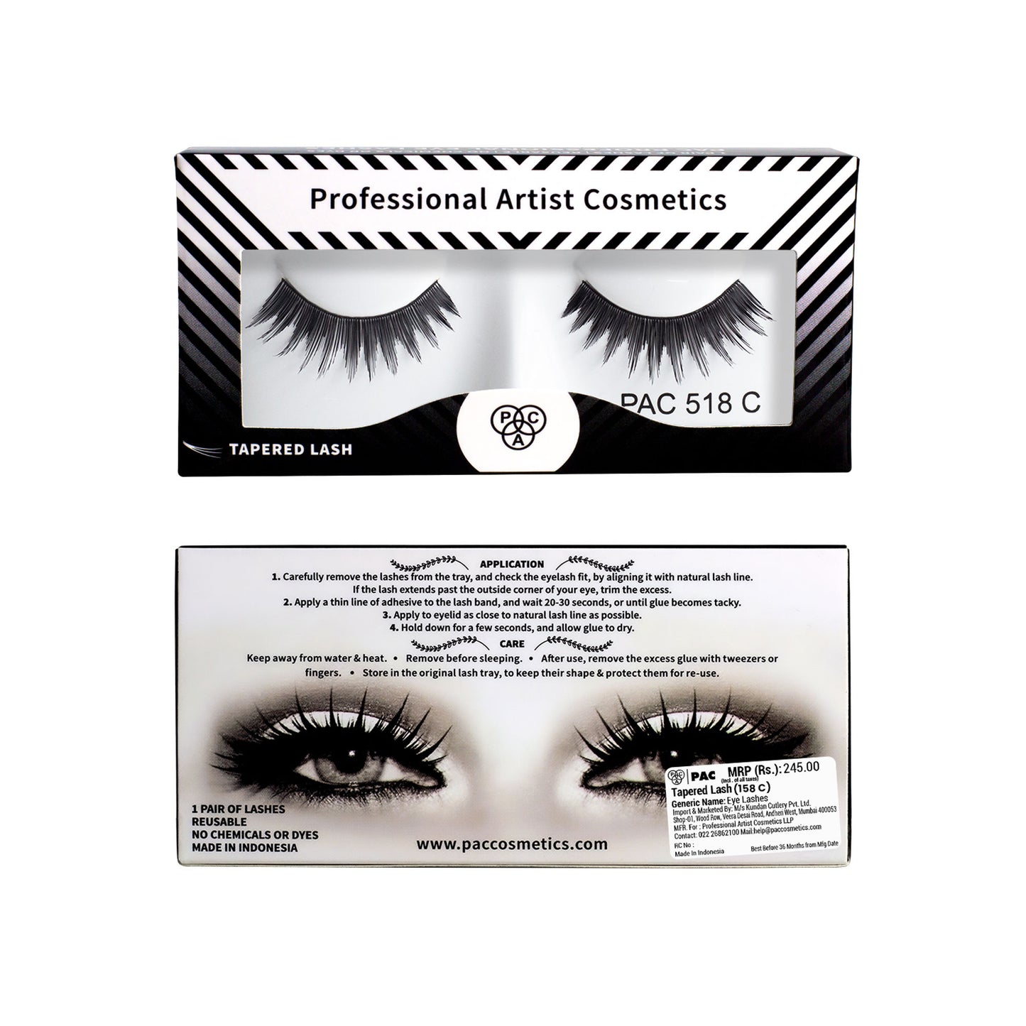 PAC Studio Tapered Lash - 518 C - Distacart
