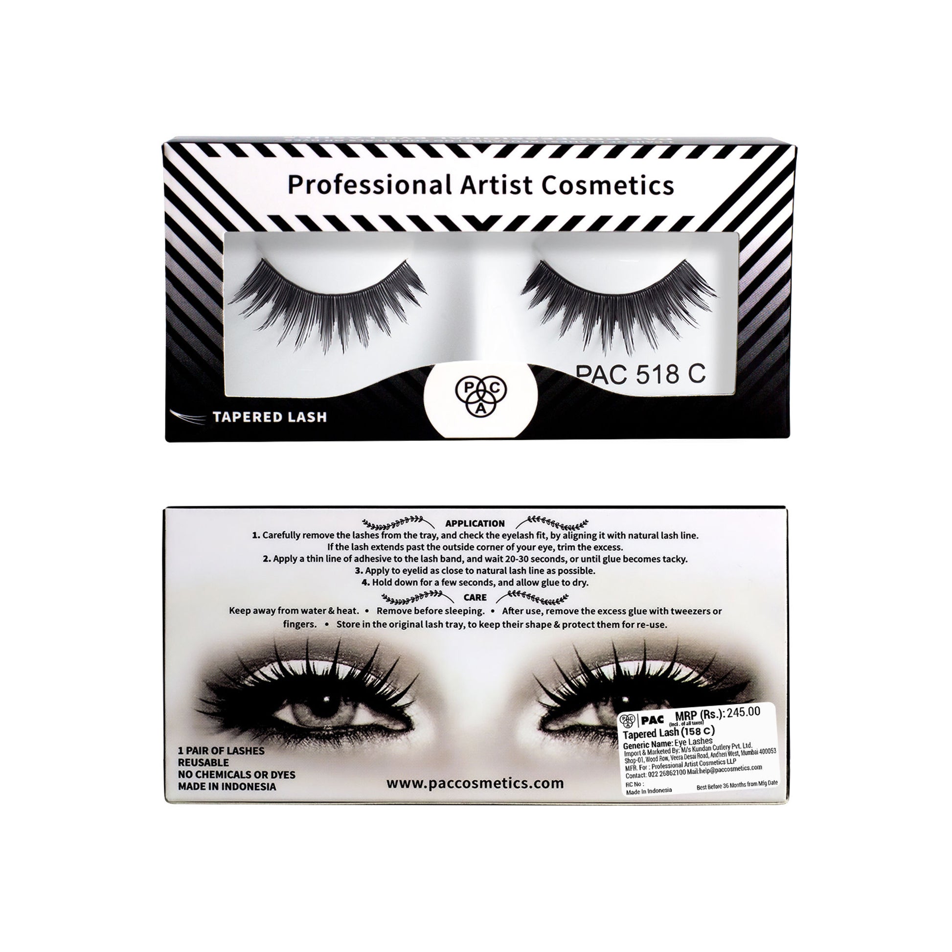 PAC Studio Tapered Lash - 518 C - Distacart