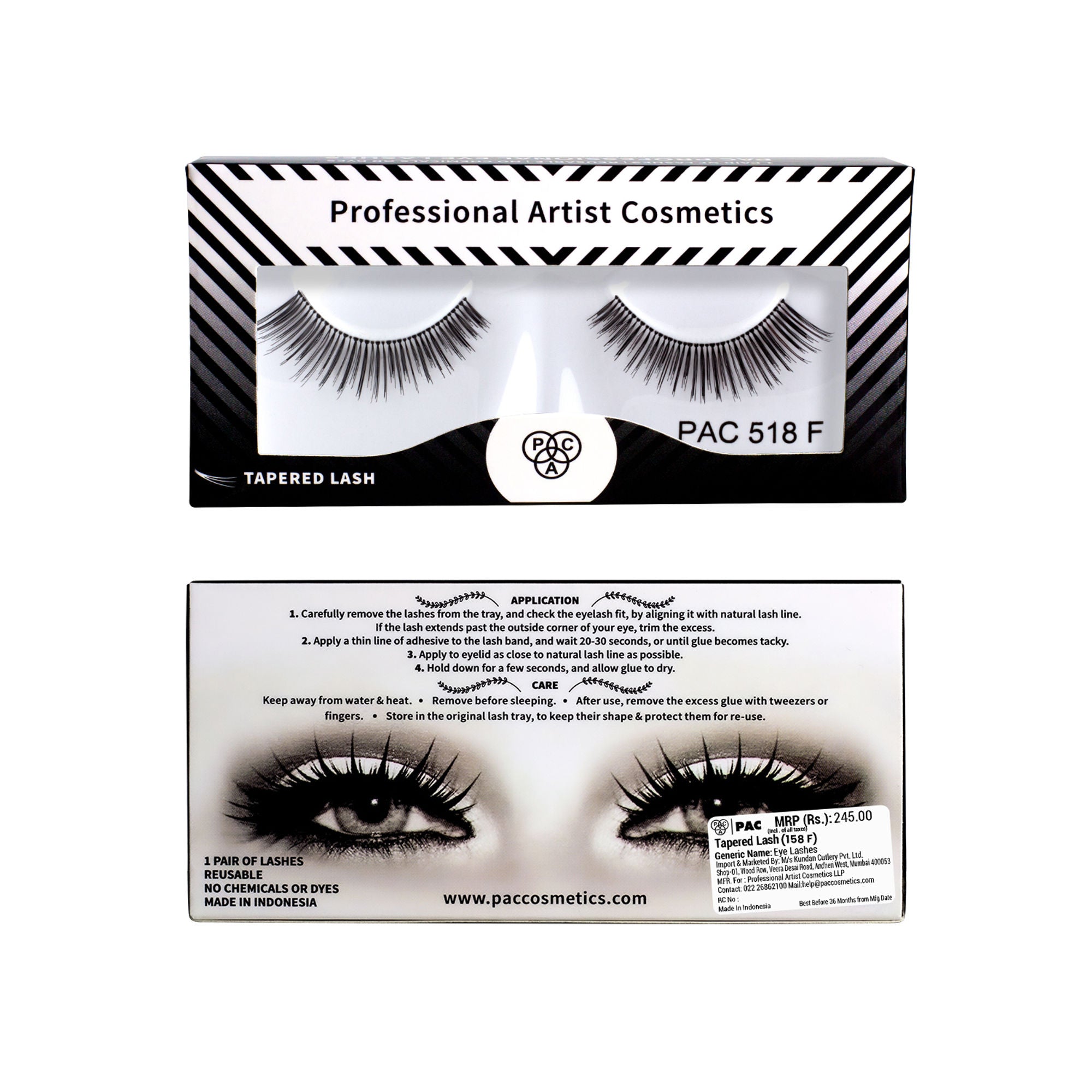 PAC Studio Tapered Lash - 518 F