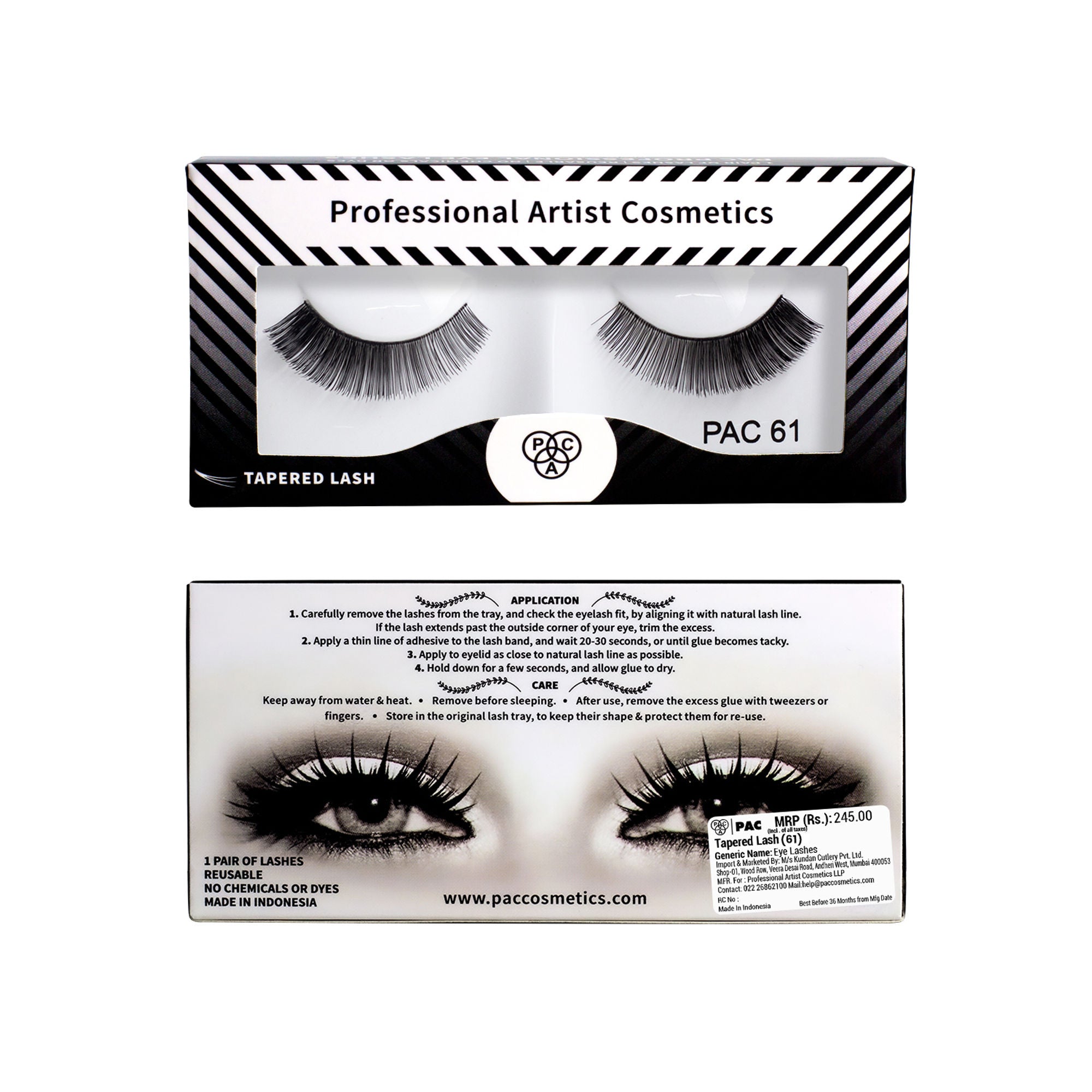 PAC Studio Tapered Lash - 61 - Distacart