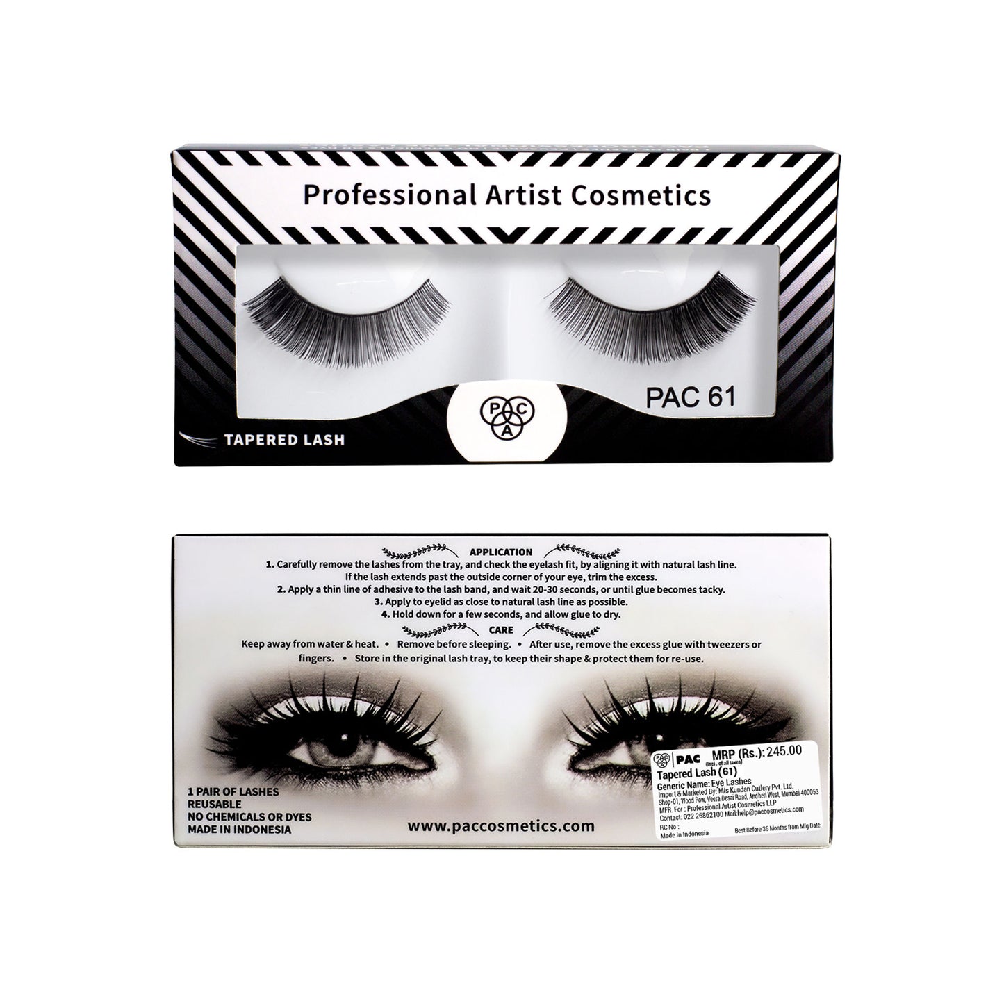 PAC Studio Tapered Lash - 61 - Distacart