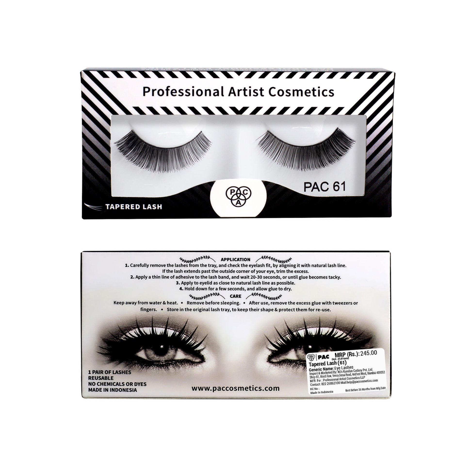 PAC Studio Tapered Lash - 61 - Distacart