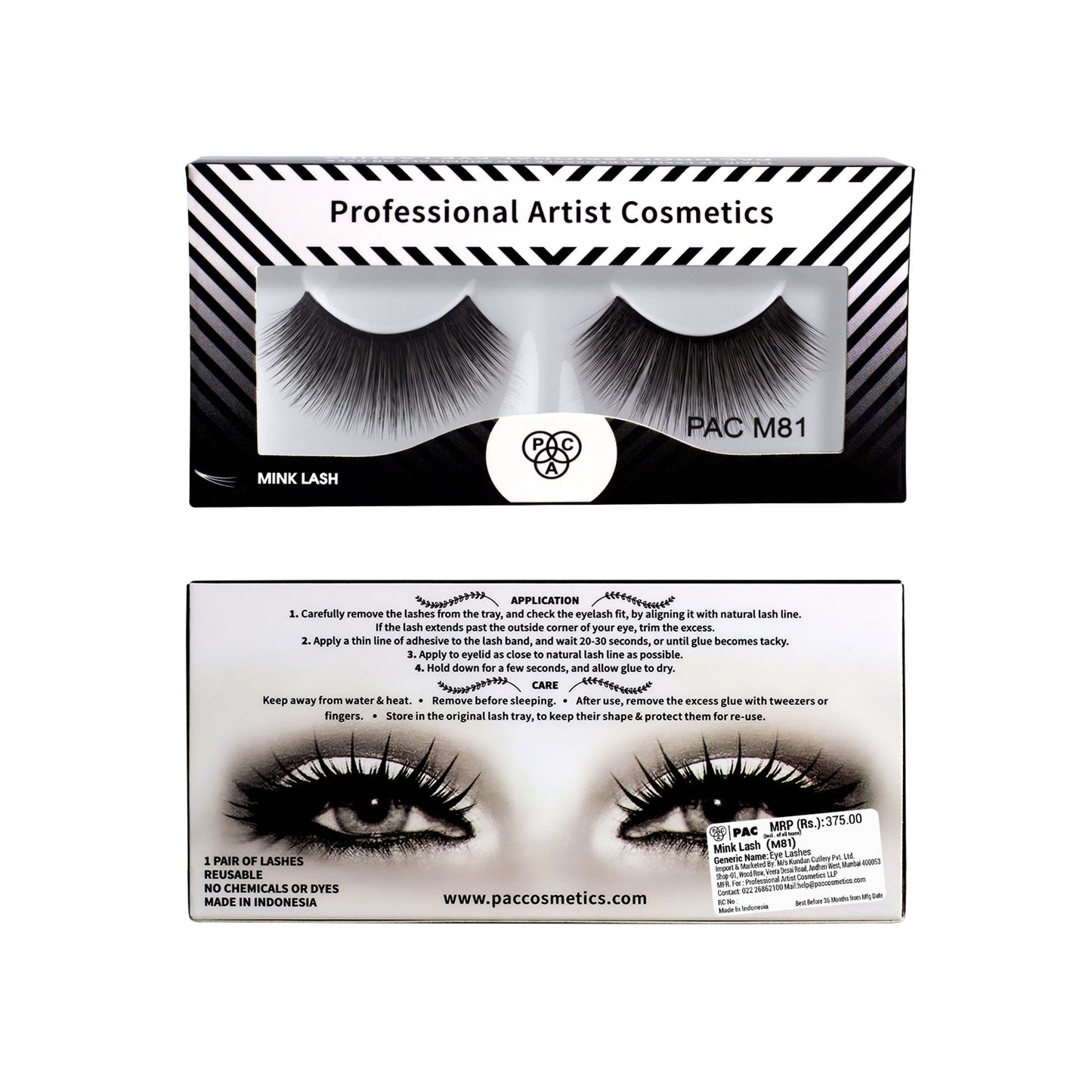 PAC Studio Mink Lash - M81 - Distacart