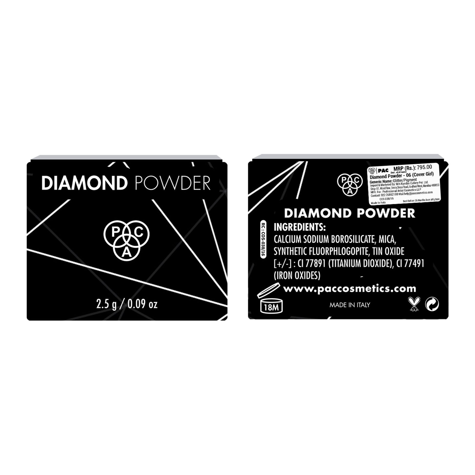 PAC Studio Diamond Powder - 06 Cover Girl - Distacart