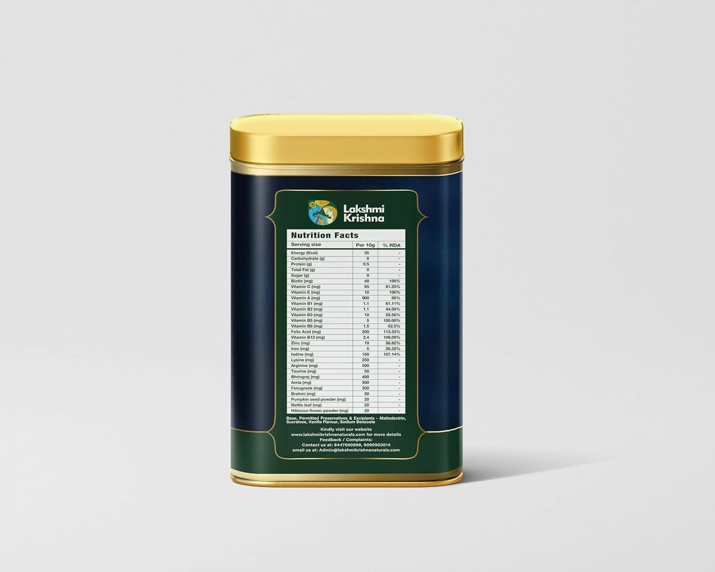 Lakshmi Krishna Naturals Hairgro Nutrition Mix Powder - Distacart
