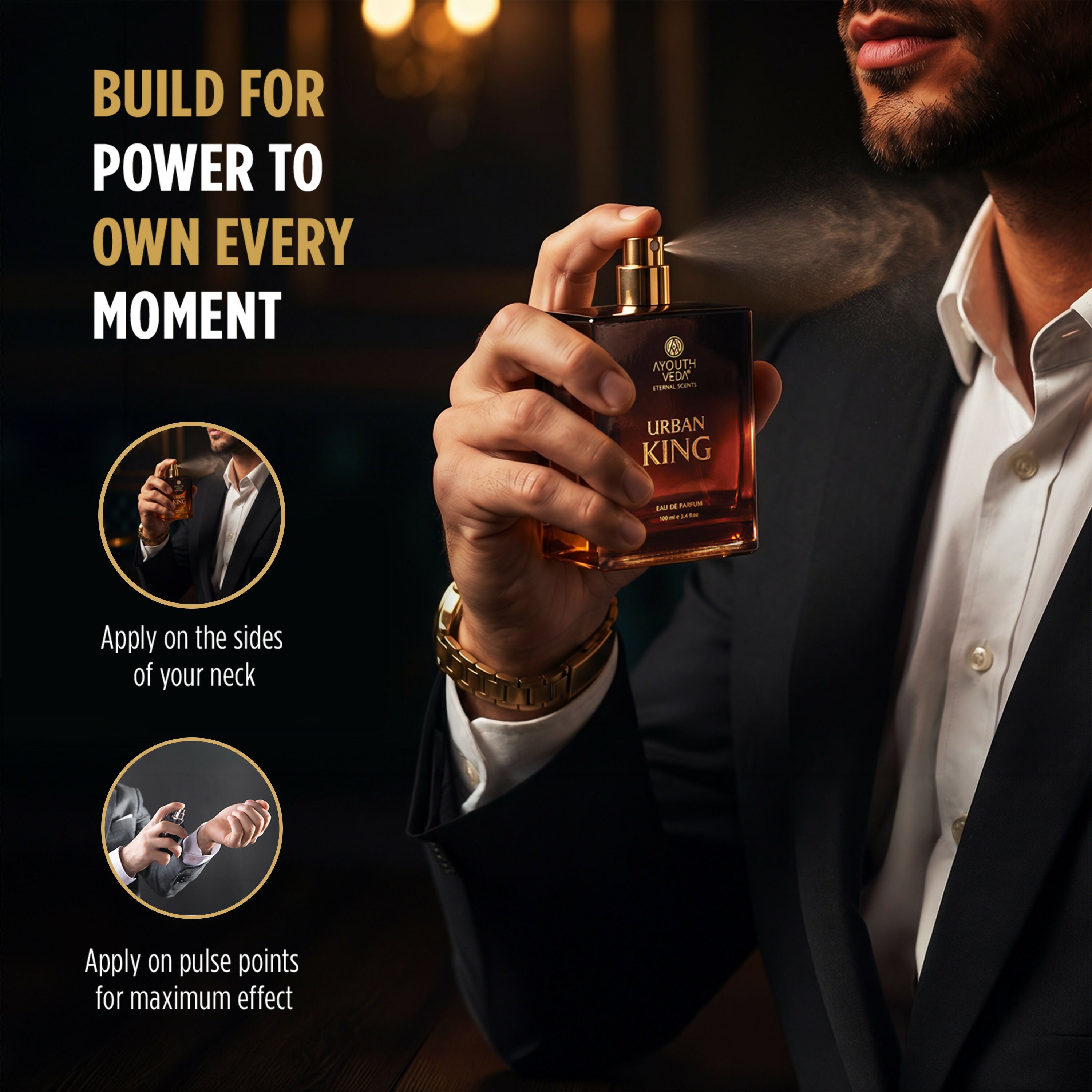 Ayouthveda Urban King Eau De Parfum for Men - Dista