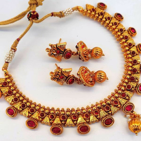 Kemp Antique Pink Necklace Set - Distacart