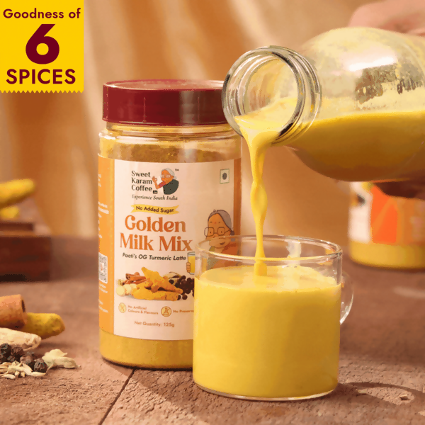 Sweet Karam Coffee Paati's Golden (Turmeric) Milk Mix - Distacart