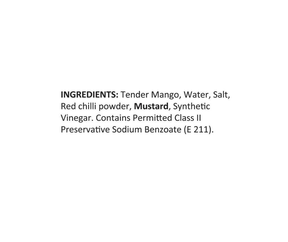 Tasty Nibbles Tender Mango Pickle - Distacart