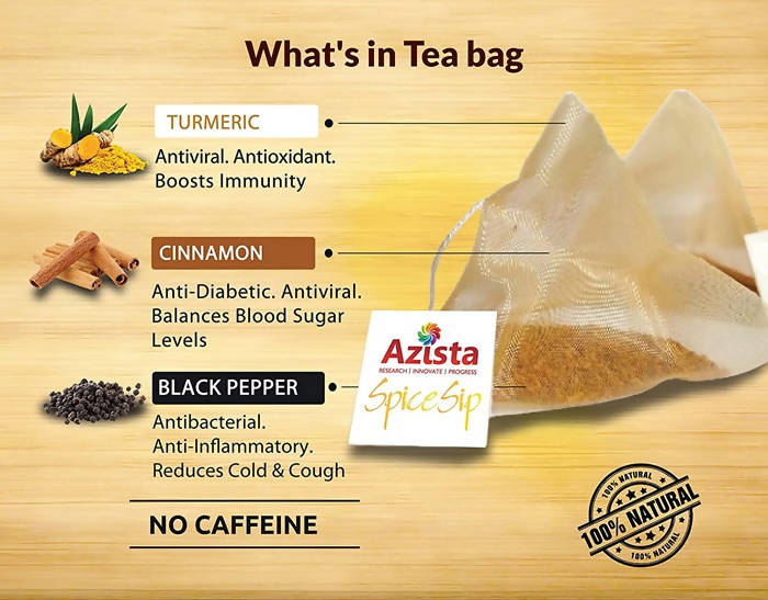 Azista Spice Sip Refreshing Spice Tea - Distacart