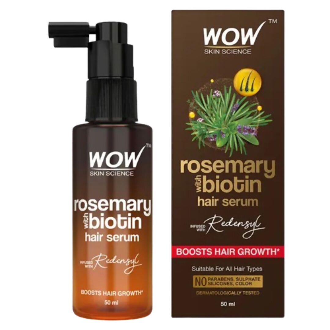 Wow Life Science Rosemary With Biotin Hair Serum - Distacart