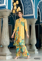 Thumbnail for Designer Stylish Mehandi Pure Muslin Stitched Suit - Apoorva - Distacart