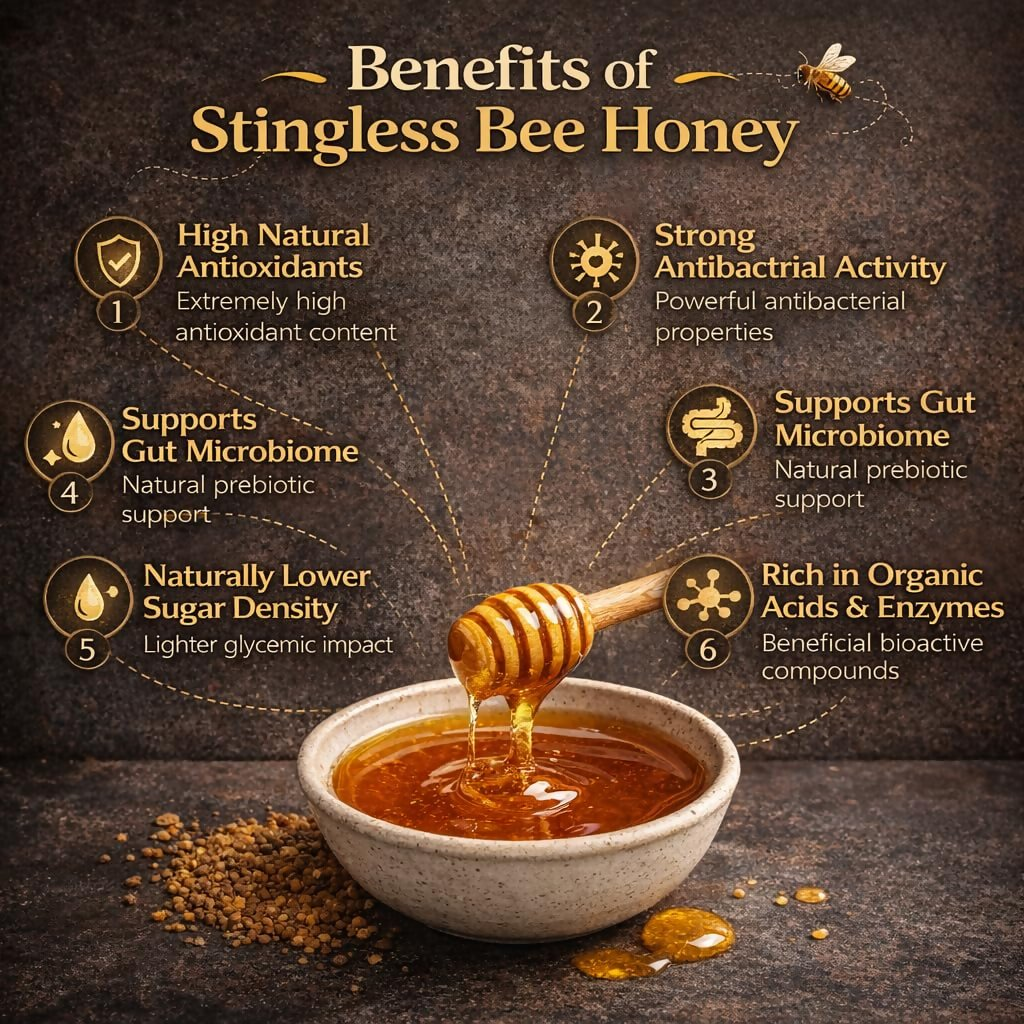 Village-Organica Raw Stingless Bee Honey - Dista