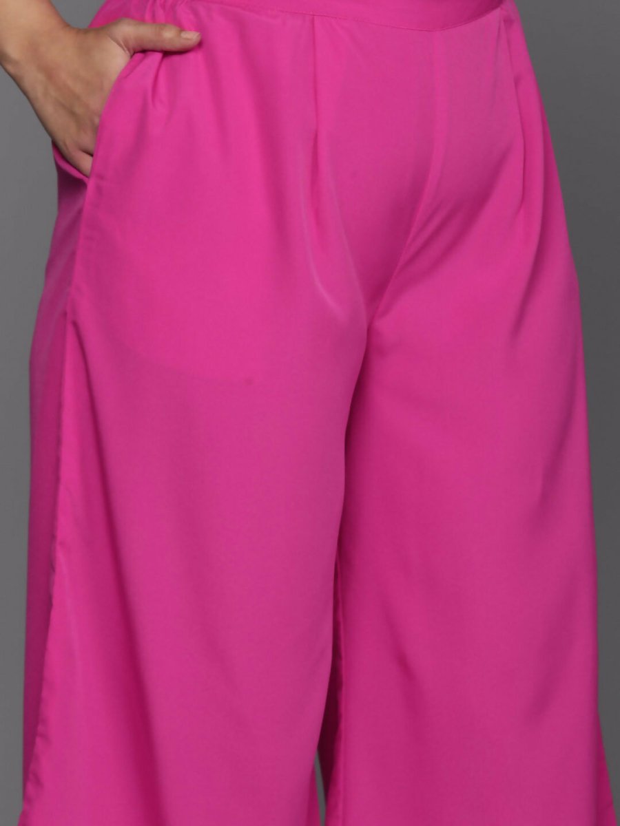 Ahalyaa Women's Traditional wear Kurta Set - Pink - Distacart