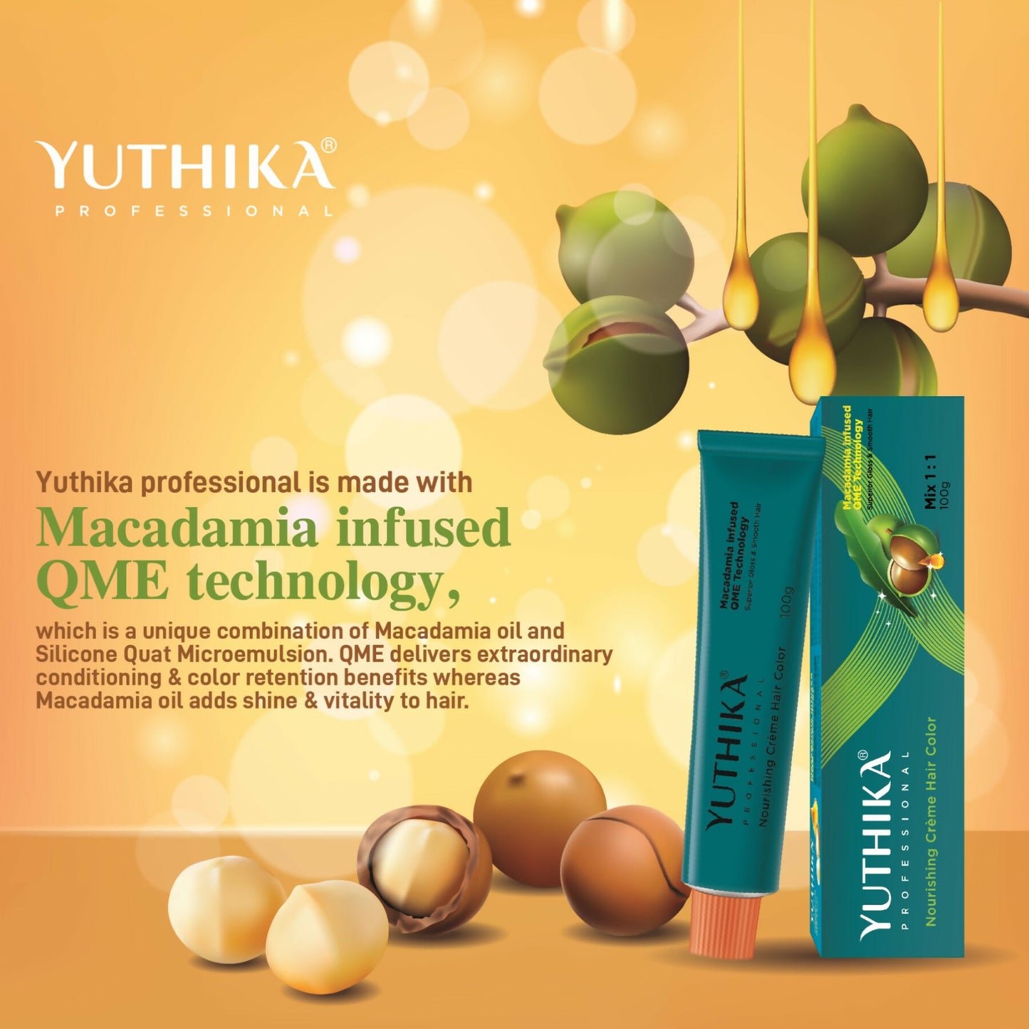 Yuthika Professional Creme Hair Colour - Very Light Blonde - Distacart