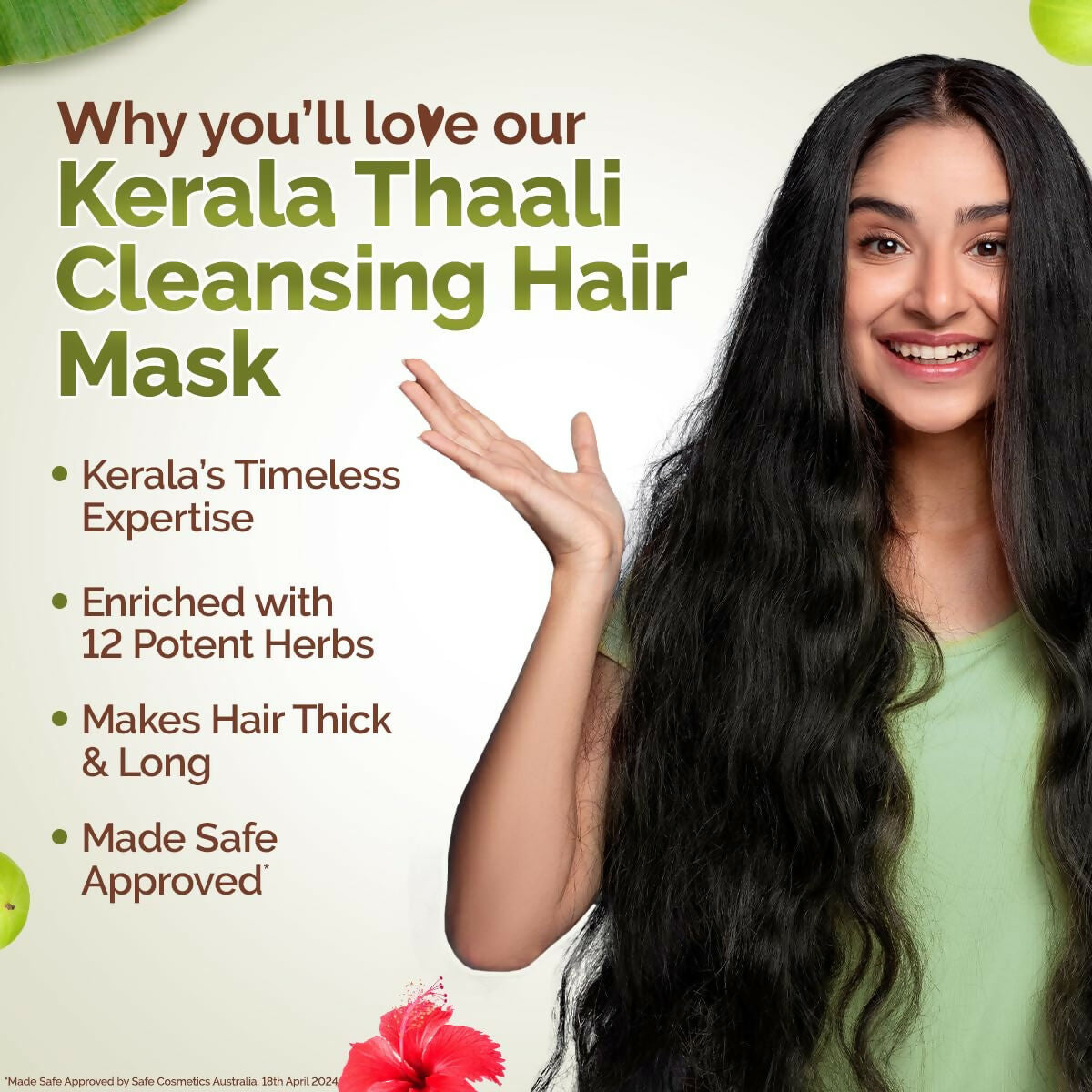Mamaearth Kerala Thaali Cleansing Hair Mask with Power of 12 Herbs for Thick & Long Hair - Distacart