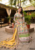Thumbnail for Wedding Designer Multi Soft Dola Silk Anarkali suit with Dupatta - Sanj - Distacart