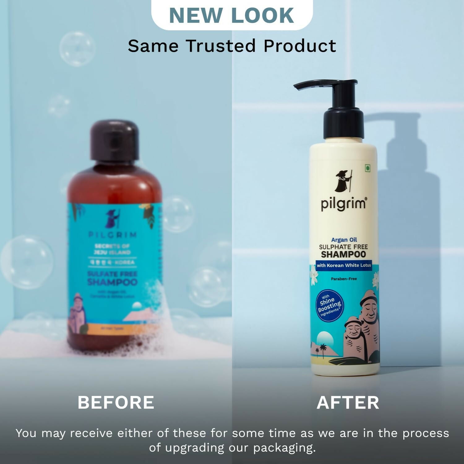 Pilgrim Mild Sulphate Free Shampoo (Argan Oil) For Dry Frizzy Hair - Korean Beauty Secrets (Shampoo) - Distacart