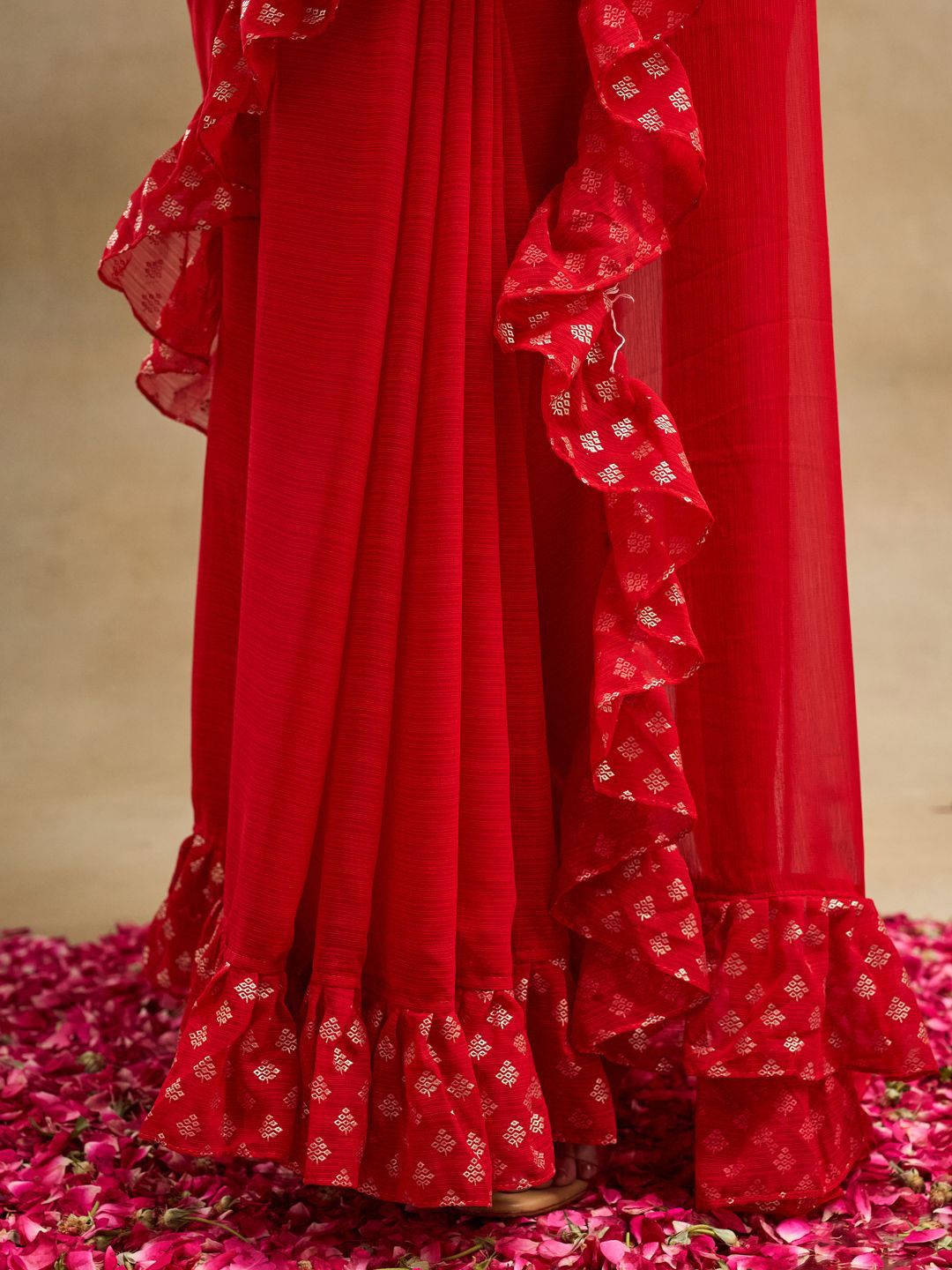 kasee Poly Chiffon Saree - Distacart