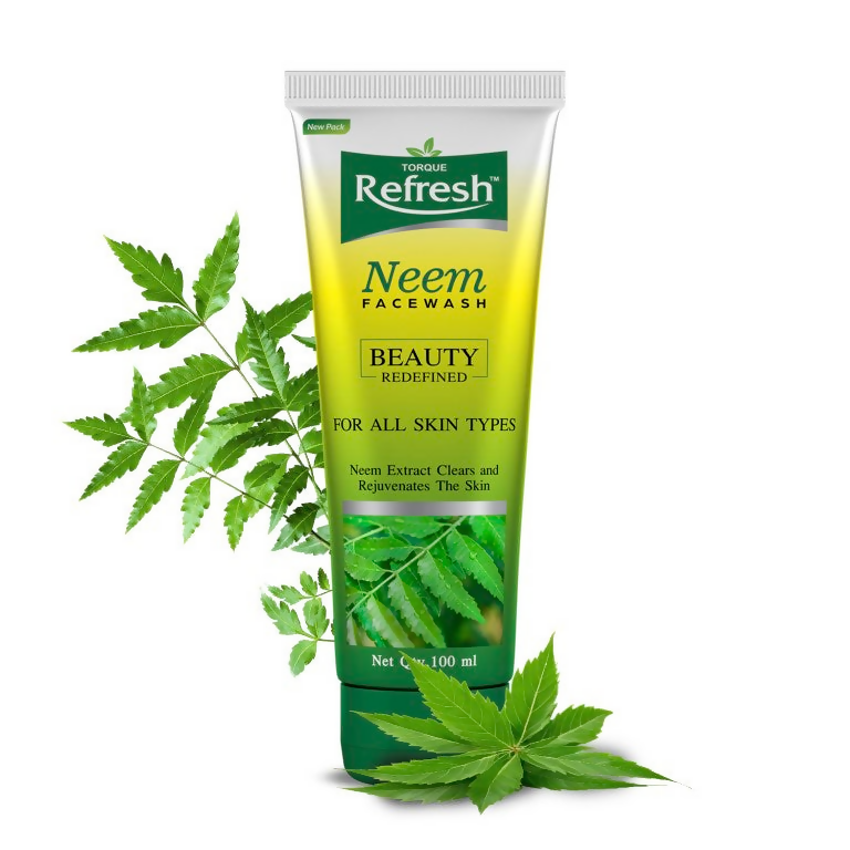 Torque's Refresh Neem Face Wash Cleanses And Soothes Skin - Distacart