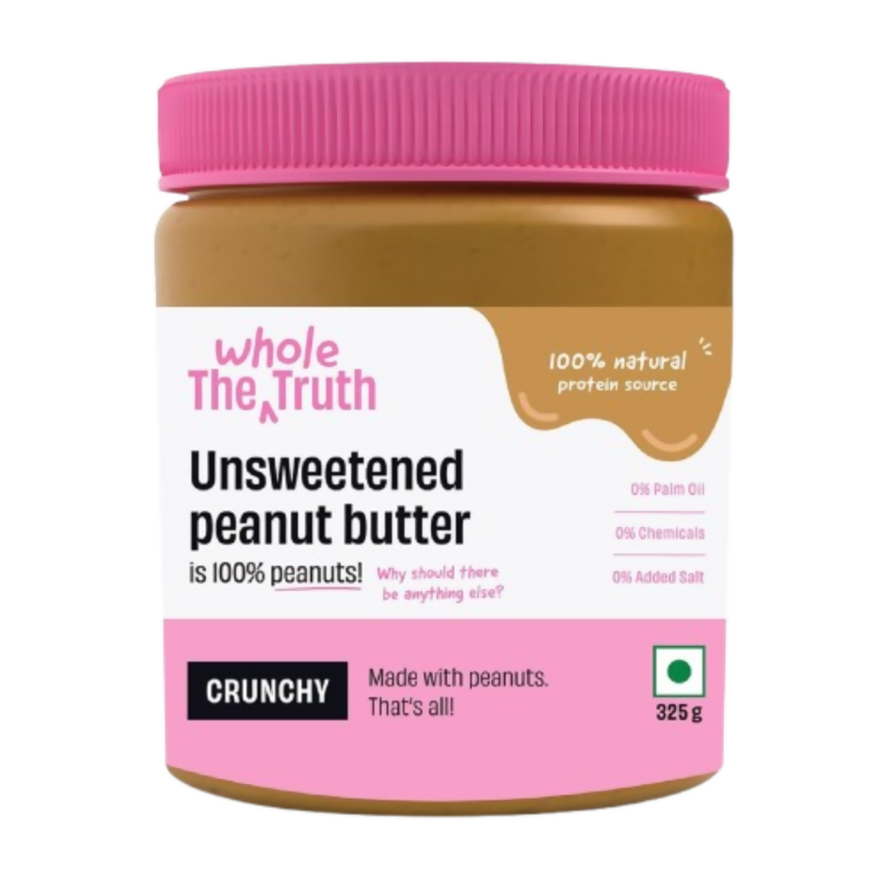 The Whole Truth Unsweetened Peanut Butter - Crunchy