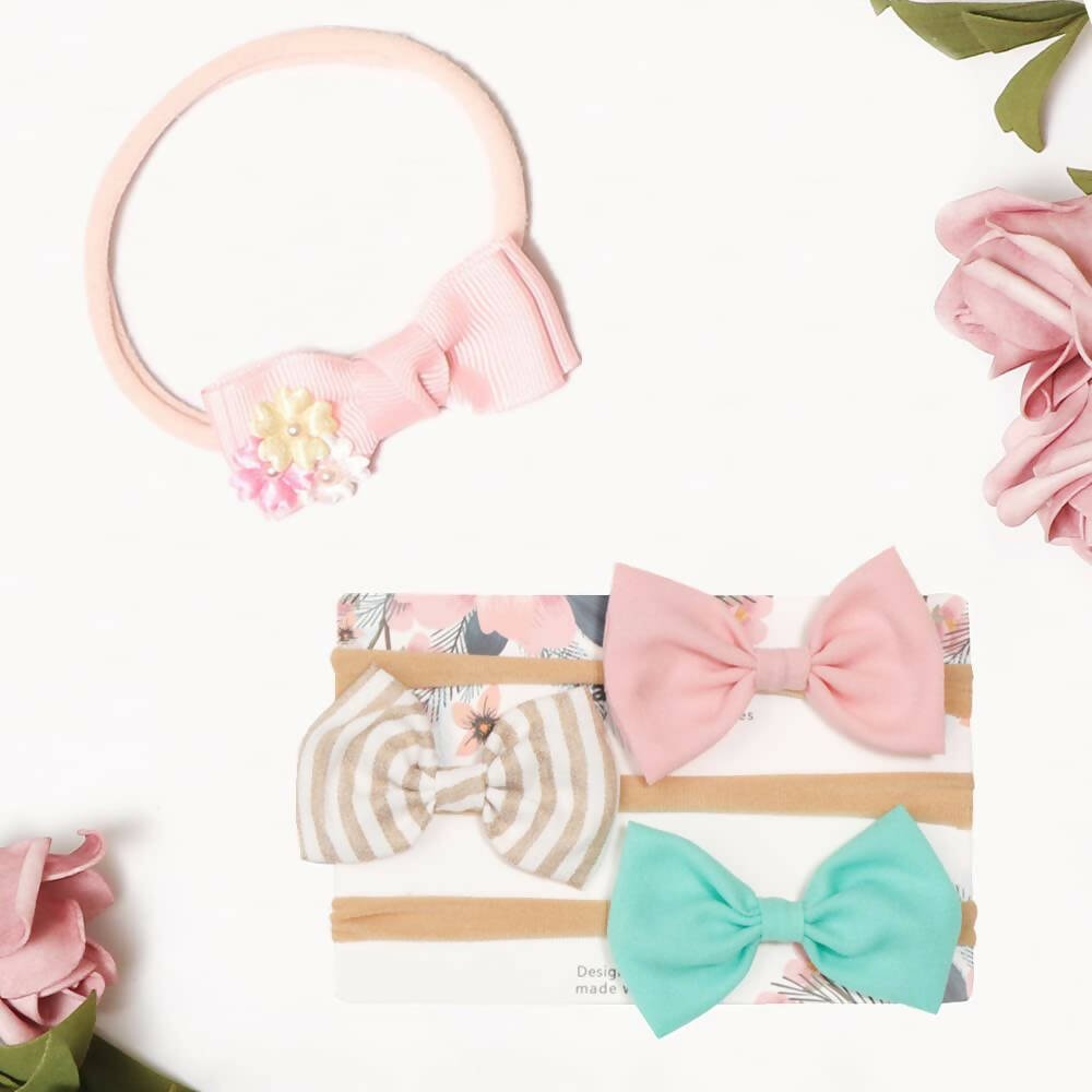 Anzailala Flower Headbands Elastic Floral Hair Band - Distacart