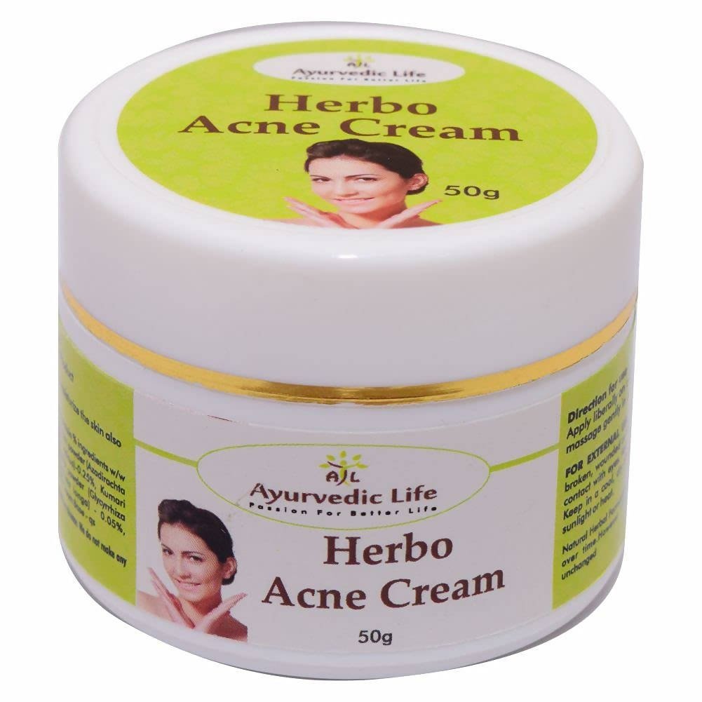 Ayurvedic Life Herbo Acne Cream - Distacart