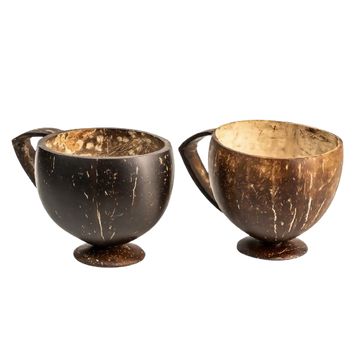 Thenga Coconut Shell Teacup - Brown - Dista