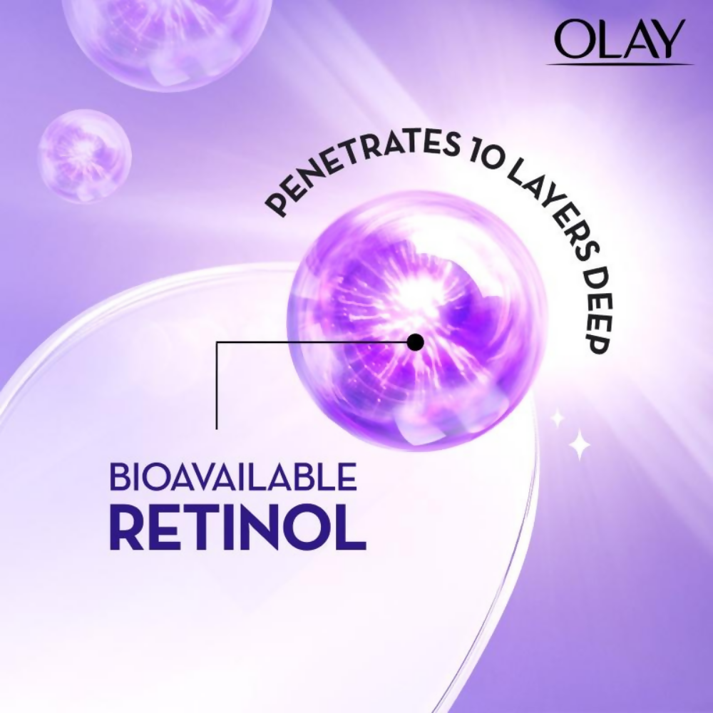 Olay Retinol Kit For Overnight Repair - Serum With Free Cleanser - Distacart