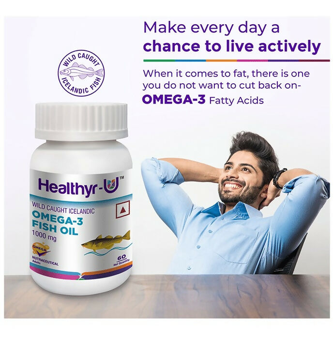 Healthyr-U Omega 3 Fish Oil Capsules - Distacart