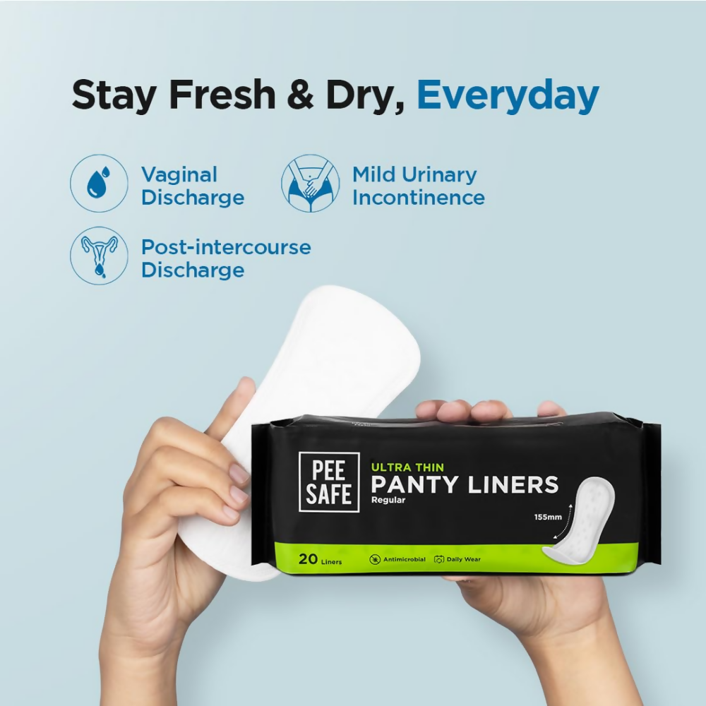 Pee Safe Panty Liners For Women (Small Size) - Dista