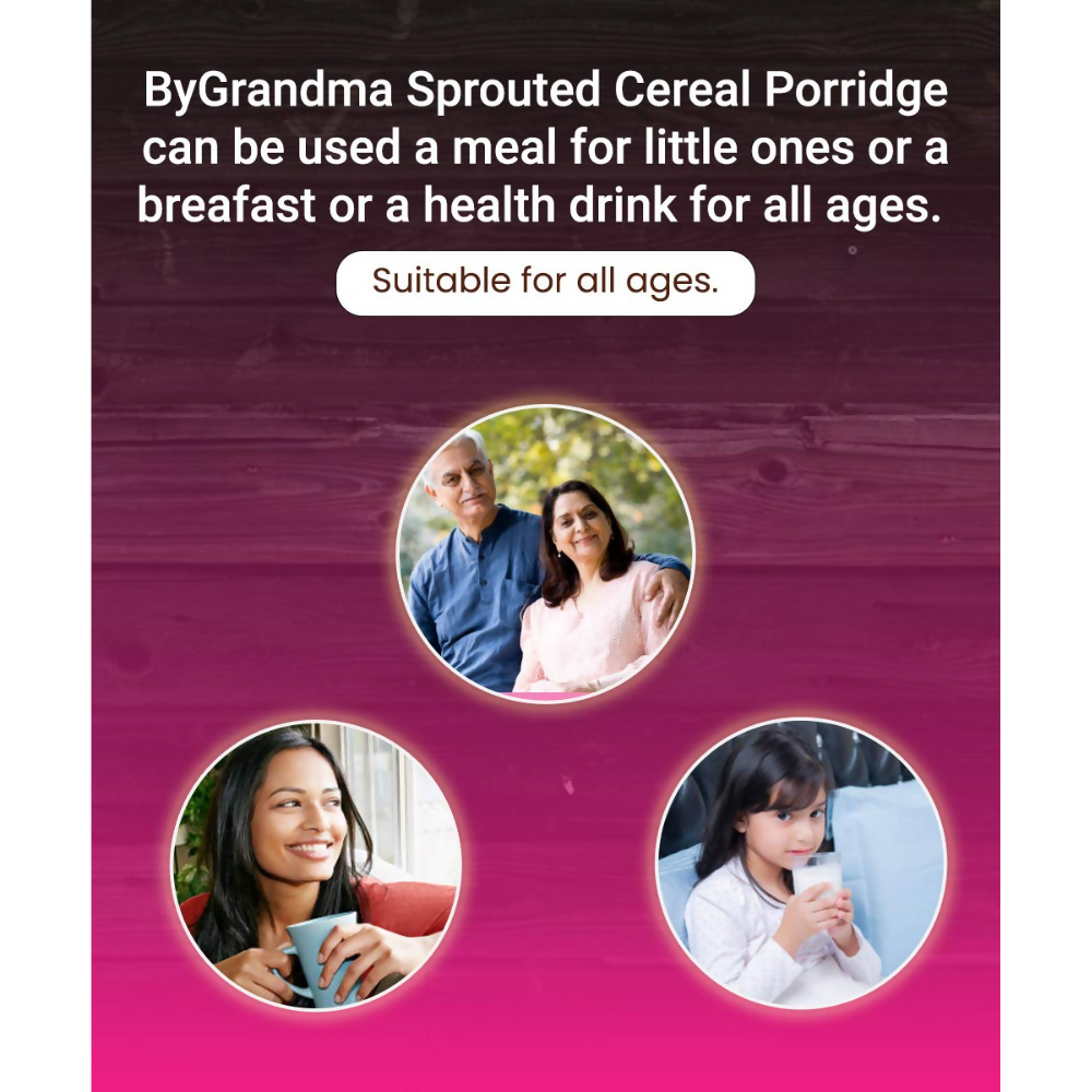 By Grandma Sprouted Cereal Mix - Rice, Barely with Pumpkin seeds - Distacart