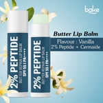 Thumbnail for Bake 2% Peptide + Ceramide Butter Brightening Lip Balm SPF 55 PA++++