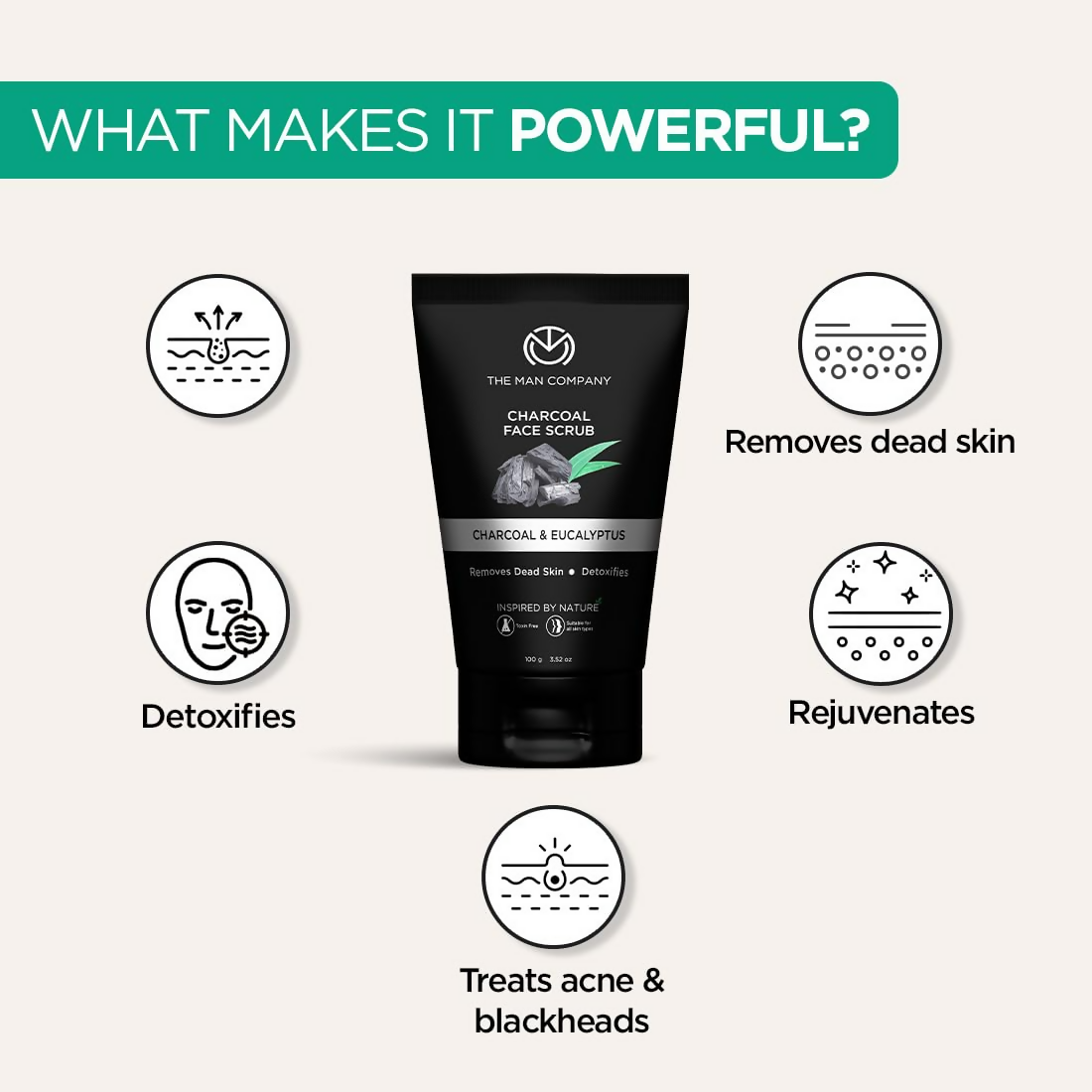The Man Company Charcoal Face Care Kit - Distacart