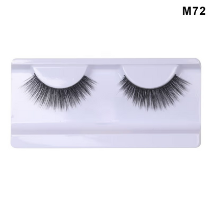 Bronson Professional 3D Cat Eyes Natural Look False Eyelashes - M72 - Dista