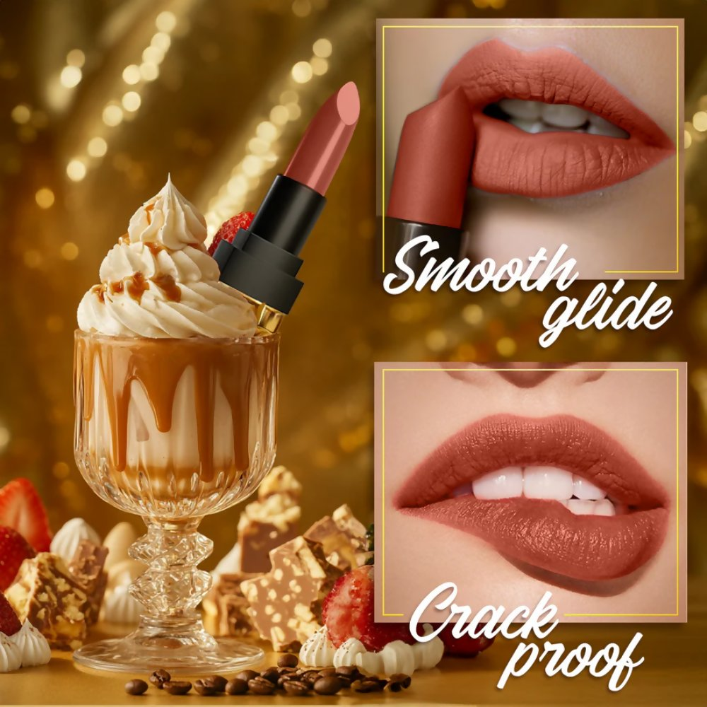 Faces Canada Comfy Matte Velvet Touch Lipstick - Mocha Mousse 14 - Distacart