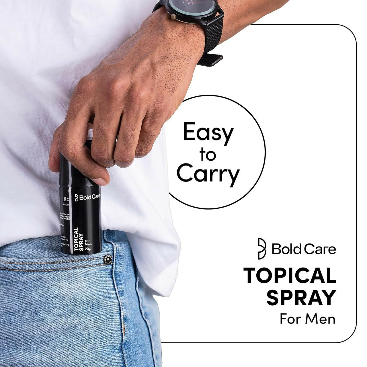 Bold Care Topical Non-Transferable Spray For Men - Distacart