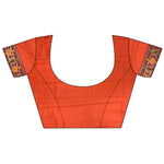 Thumbnail for Joban Fashion Orange Banarasi Soft Silk Woven Saree