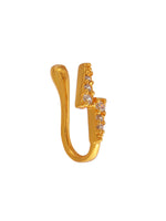 Thumbnail for Ruby Raang Gold Bijlee Nose Pin