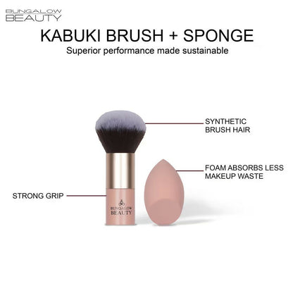 BUNGALOW BEAUTY Kabuki Brush & Blender - Dista