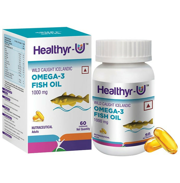 Healthyr-U Omega 3 Fish Oil Capsules - Distacart