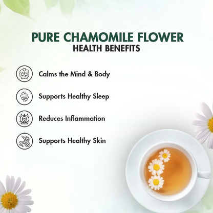 Sorich Organics Chamomile Flower Herbal Tea - Distacart