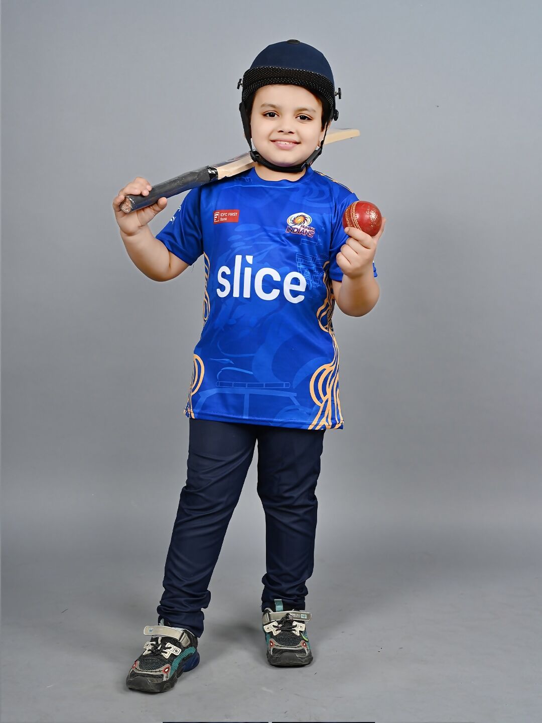 Baesd Kids MI Ipl, T20 Cricket Jersey T-shirt - Distacart