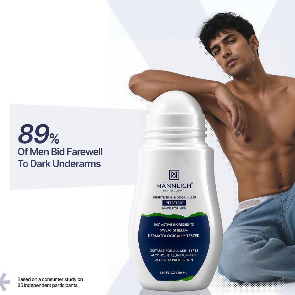 Mannlich Underarm Roll-On for Men - Dista