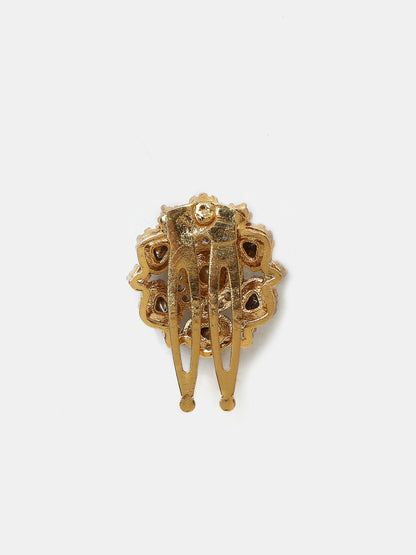 Ruby Raang Crown Leaf Hair Pin - Distacart
