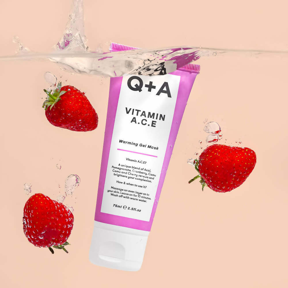 Q+A Vitamin A.C.E Warming Gel Mask - Distacart
