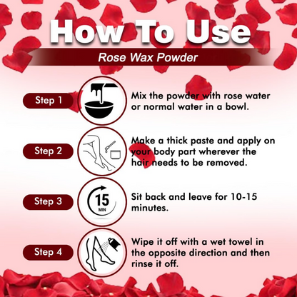 VedicAyurveda Herbal Wax Powder - Rose - Dista
